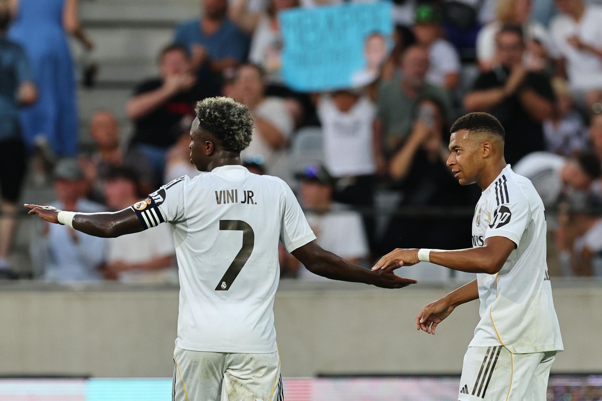 Vinicius y Kylian Mbappé - EFE