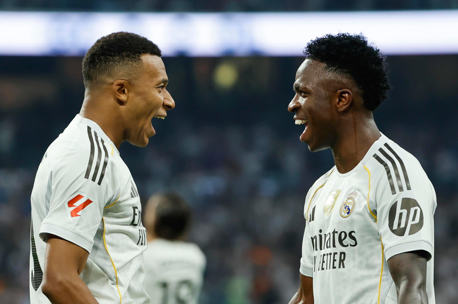 Kylian Mbappé y Vinicius - EFE