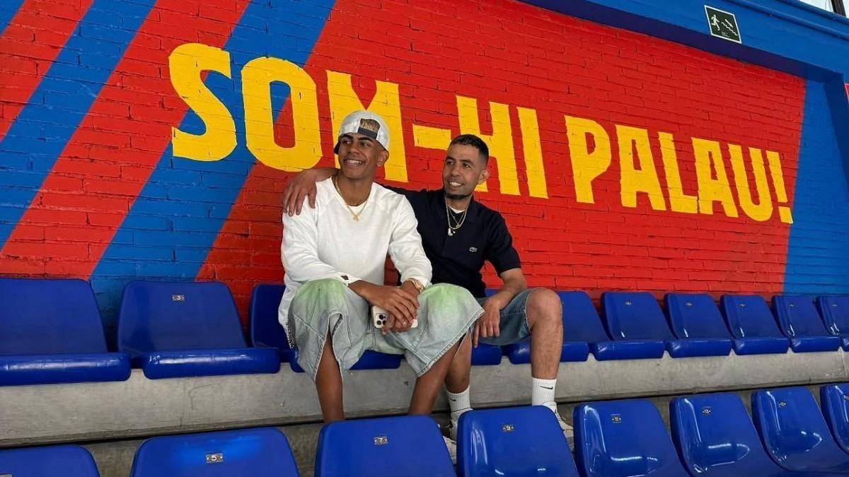 Lamine Yamal y su padre - Instagram