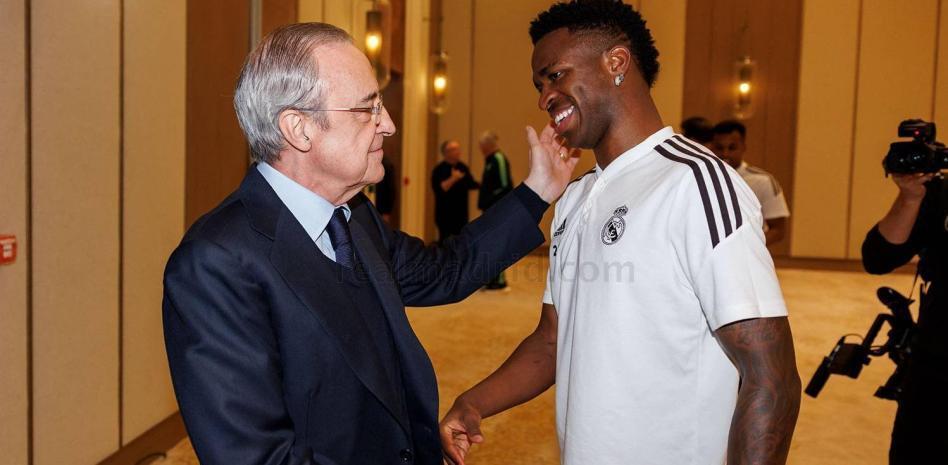 Florentino Pérez y Vinicius - Real Madrid
