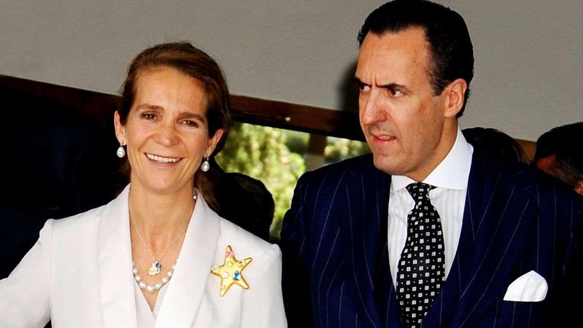 Jaime de Marichalar y la infanta Elena