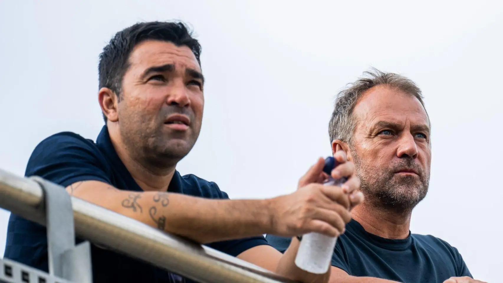 Deco y Hansi Flick - FCB