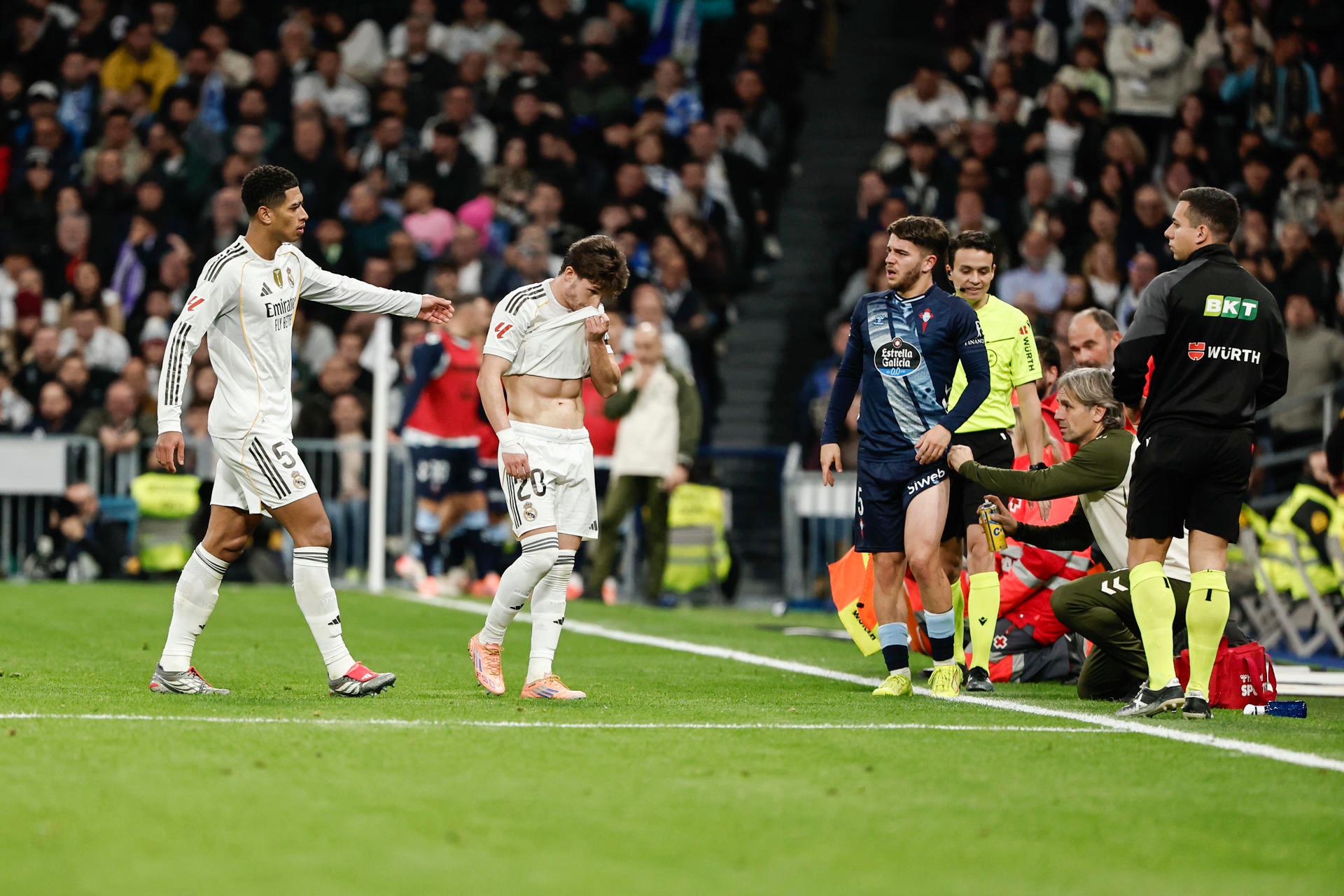 Jude Bellingham y Fran García - EFE