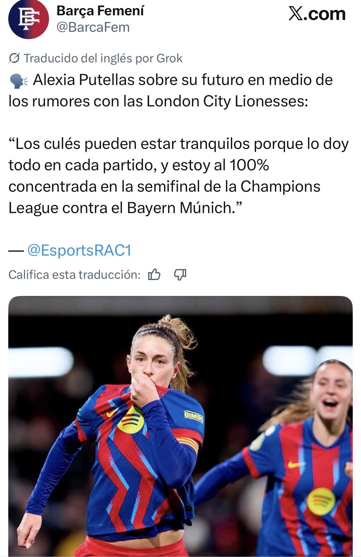 Bar&ccedil;a Femenino