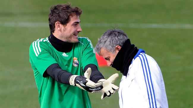 Mourinho y Casillas
