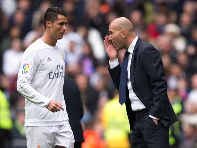 Zidane y Cristiano