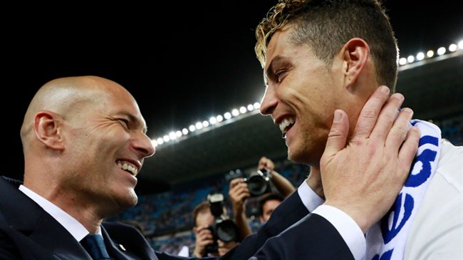 Zidane y Cristiano