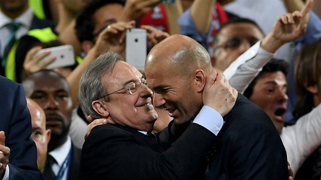 Florentino Pérez y Zidane