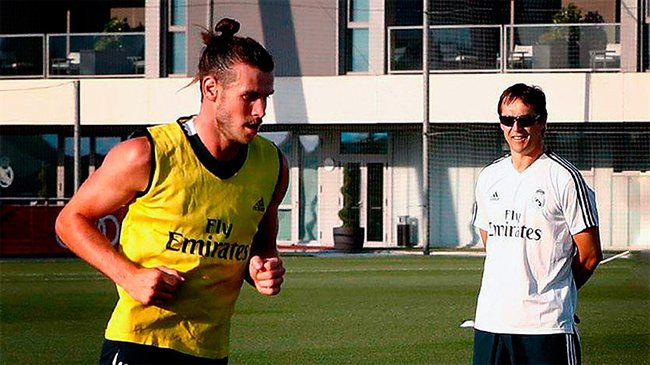 Lopetegui y Bale