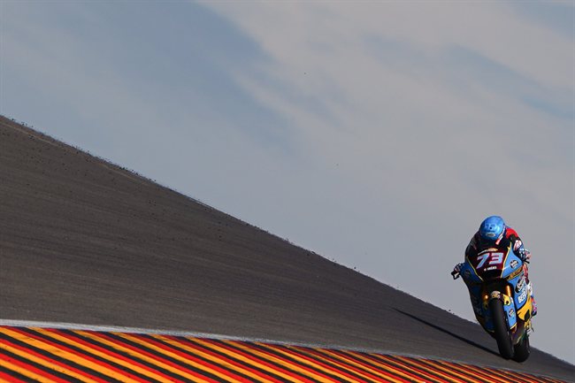 Álex Márquez en plena carrera