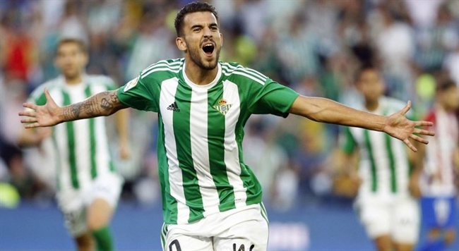 Dani Ceballos, con el Betis