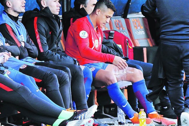 Alexis Sánchez, con su selección
