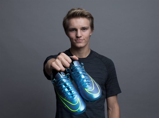 Martin Odegaard, en una promoción