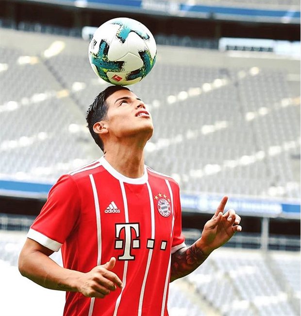 James, con el Bayern de Múnich