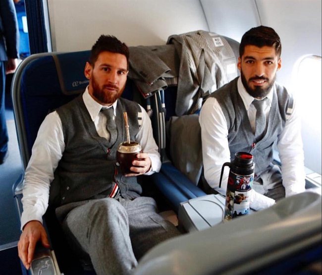 Leo Messi y Luis Suárez