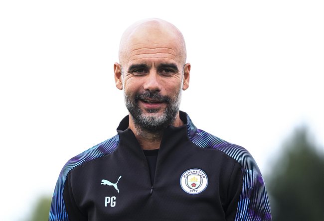 Pep guardiola, con el Manchester City