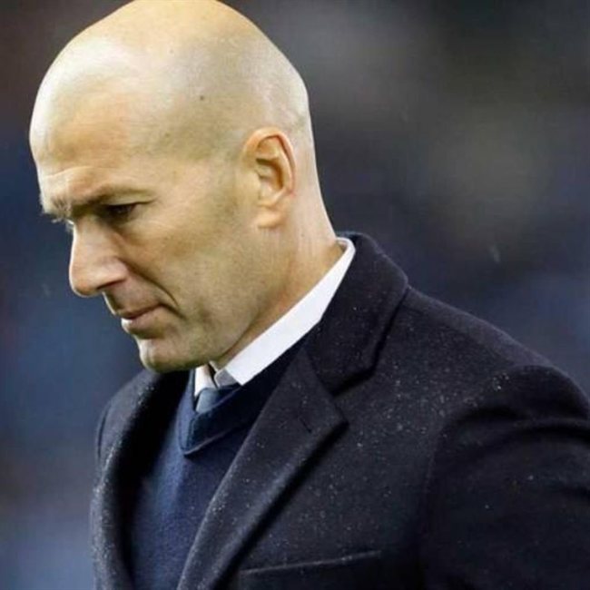 Zinedine Zidane, con el Madrid