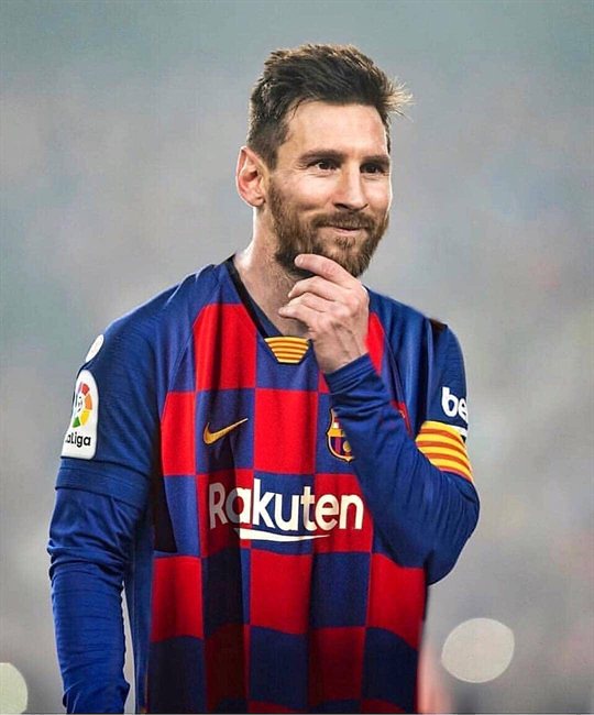 Leo Messi, con la nueva equipación del Barça