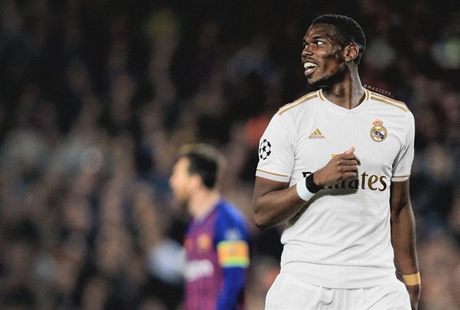 Pogba, supuestamente vestido de blanco