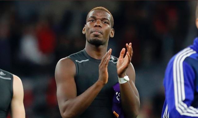 Pogba, con el Manchester