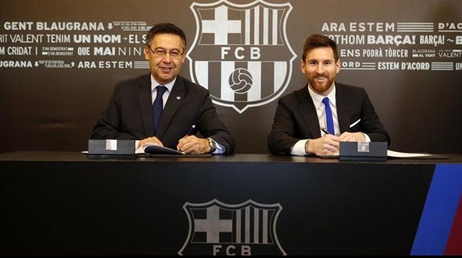 Bartomeu y Messi