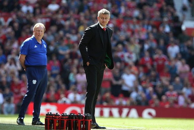 Solskjaer, con el United