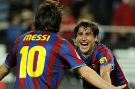 Bojan y Messi