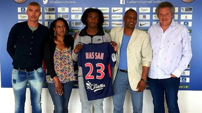 Hassan, con el Chateauroux
