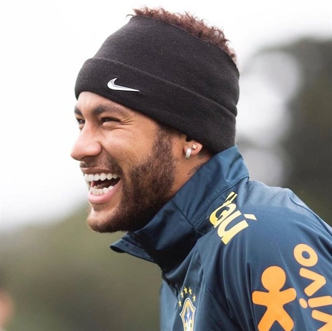Neymar, con la Selección