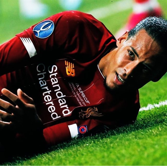 Virgil Van Dijk, con el Liverpool