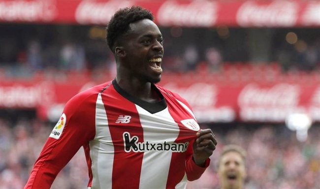 Iñaki Williams, tras marcar un gol