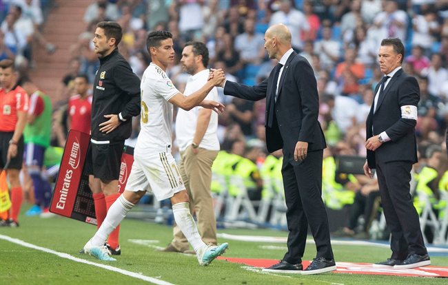 Zidane y James