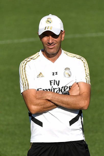 Zidane entrenando