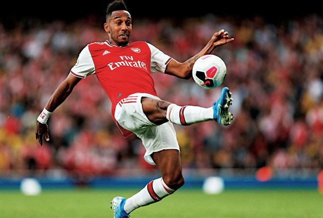 Pierre Emery Aubameyang, con el Arsenal