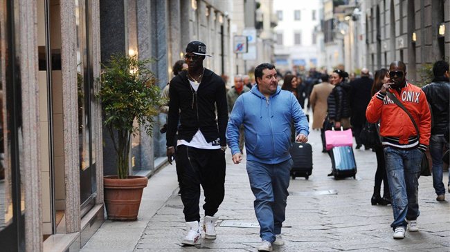 Mino raiola con Balotelli