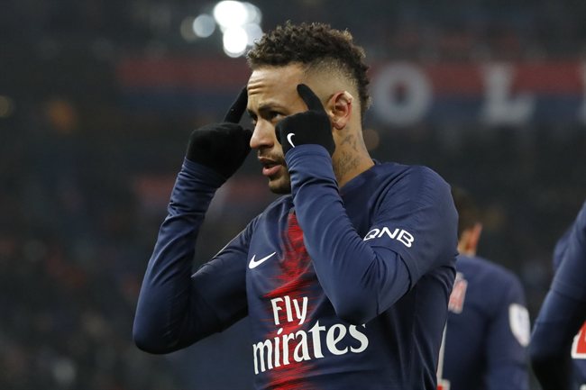 Neymar, con el PSG