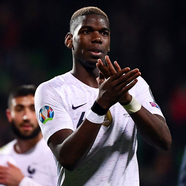 Pogba, con el United