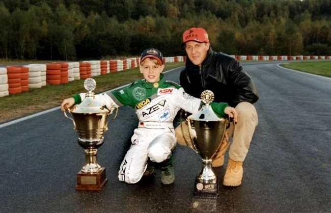 Schumacher y su hijo