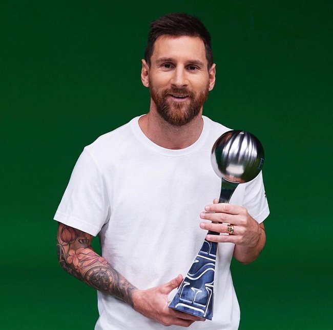 Leo Messi, con un galardón