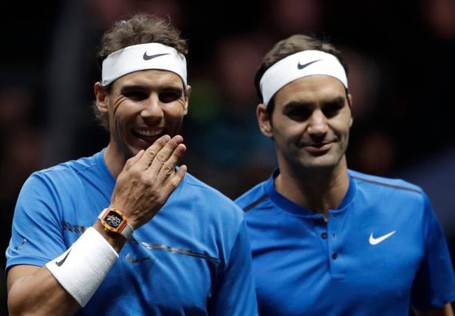 Rafa Nadal y Roger Federer