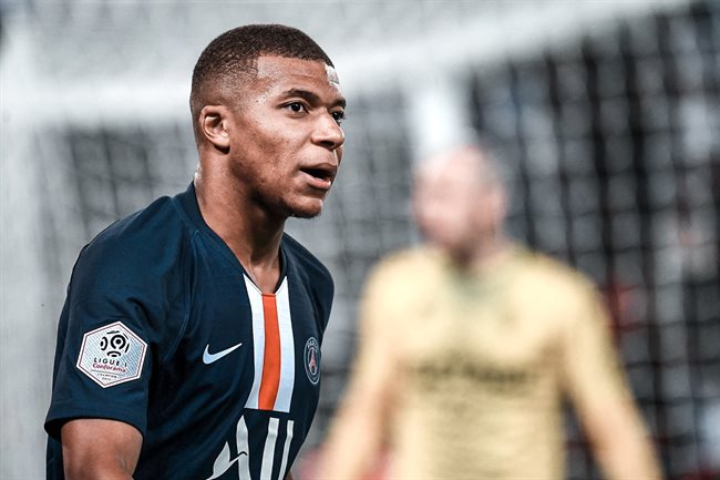 Kylian Mbappé, con el PSG