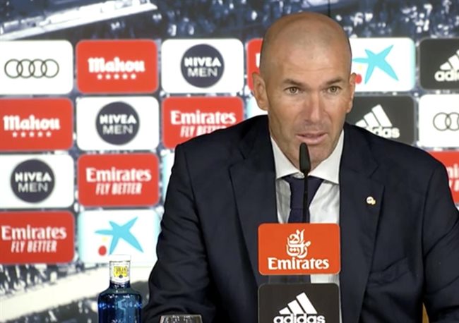 Zidane, en rueda de prensa