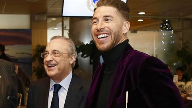 Florentino y Sergio Ramos