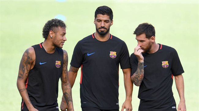 Neymar, Suárez y Messi