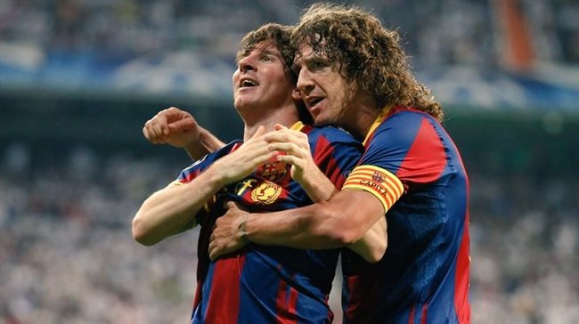 Puyol y Messi