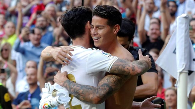 Isco y James Rodríguez