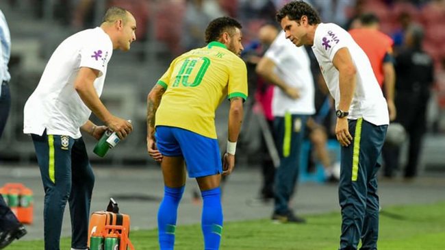 Neymar, lesionado
