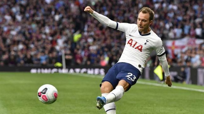 Eriksen, con el Tottenham