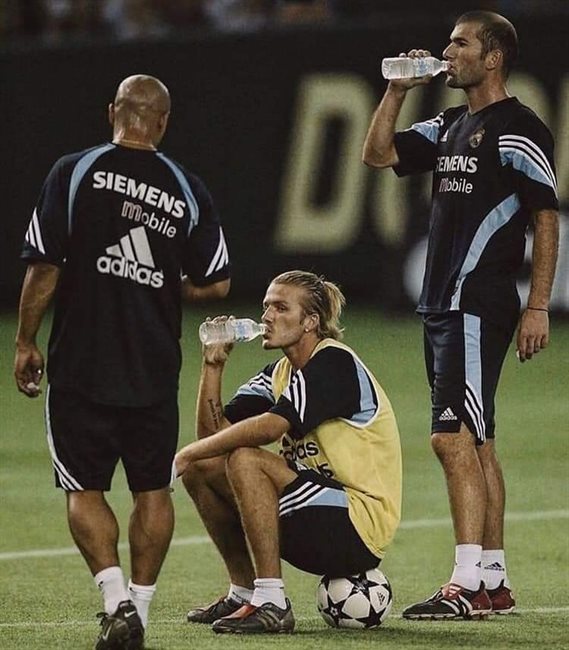 Roberto Carlos, Beckham y Zidane