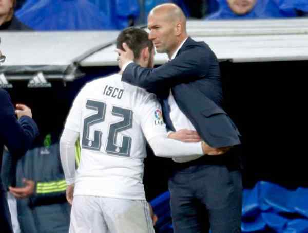 Isco_zidane